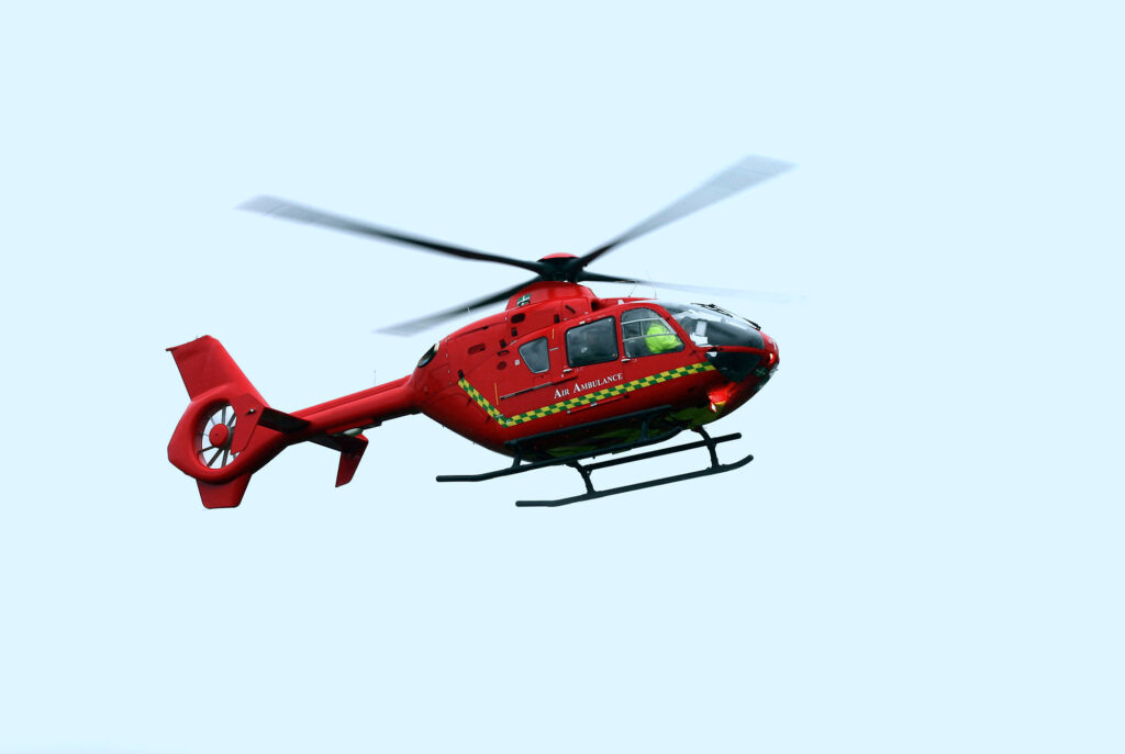 air ambulance accident emergency injury compensation claims Birmingham